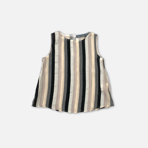 GIGIA - multicolor striped silk